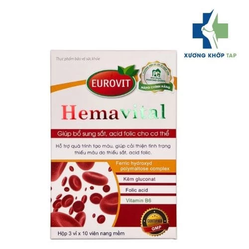 Hemavital - Bổ sung sắt, acid folic cho cơ thể